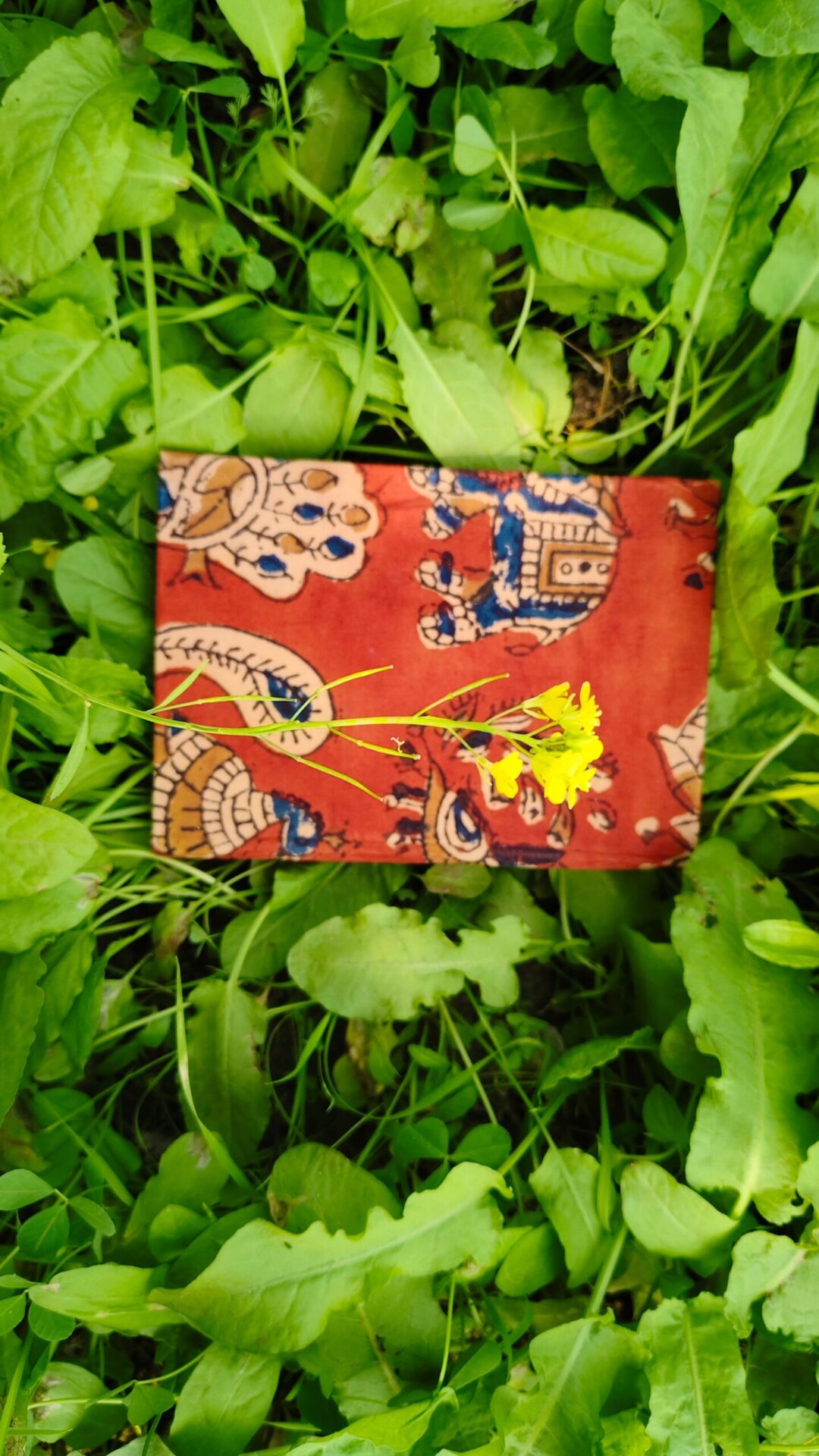 Handmade Paper Journal : Hand-block Fabric Cover Vintage Diary Notebook