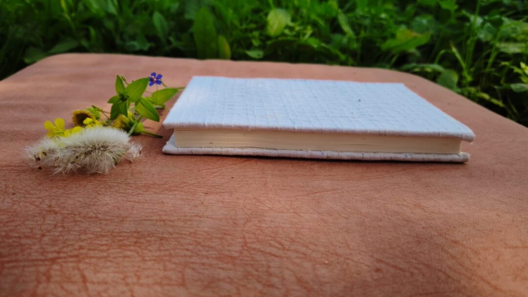 Handmade Paper Journal :Kantha Craft Fabric Cover Vintage Diary Notebook With Book Mark - Image 13