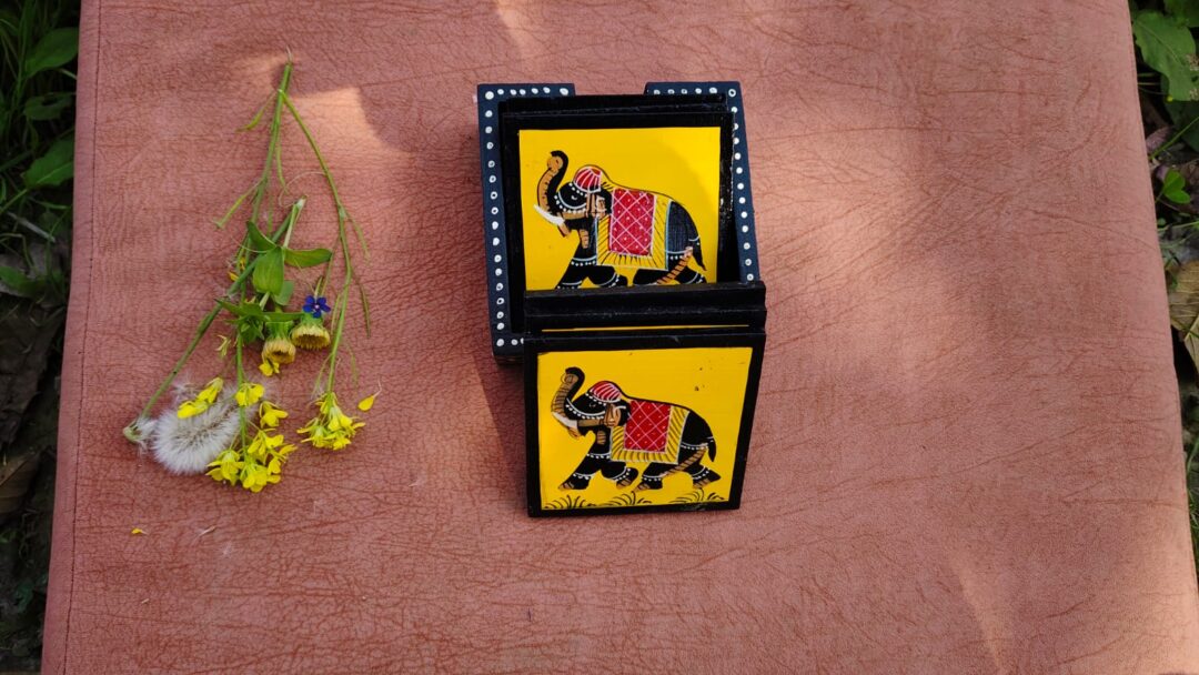 Rangilo Rajasthan Coasters-  Tea Coaster I Housewarming Gift | Gifts for Her | Home Decor | Best Gift | Tea/Coffee Coasters - Image 2