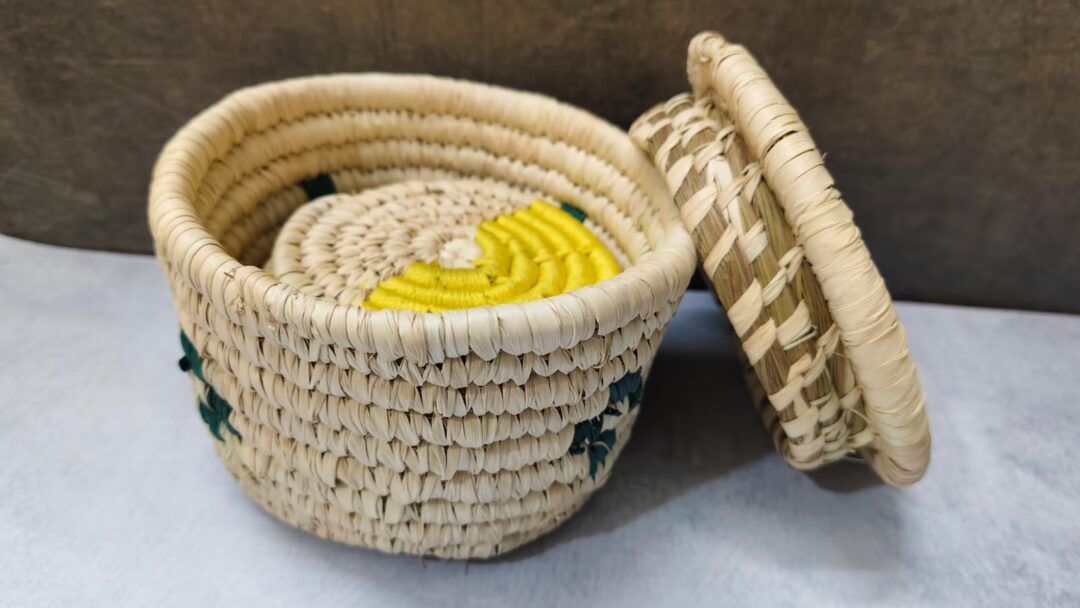 Handcrafted Sabai Grass Round Coasters-  Tea Coaster I Housewarming Gift | Gifts for Her | Home Decor | Best Gift | Tea/Coffee Coasters - Image 2
