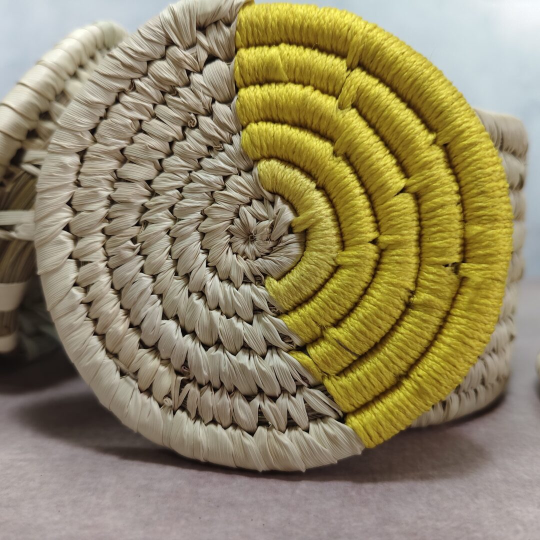 Handcrafted Sabai Grass Round Coasters-  Tea Coaster I Housewarming Gift | Gifts for Her | Home Decor | Best Gift | Tea/Coffee Coasters - Image 7