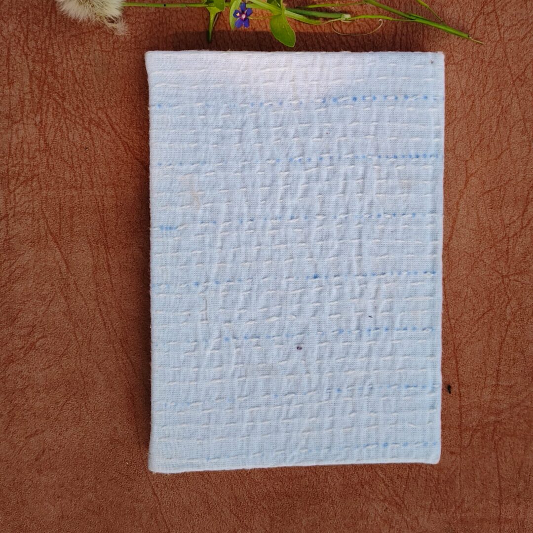 Handmade Paper Journal :Kantha Craft Fabric Cover Vintage Diary Notebook - Image 3
